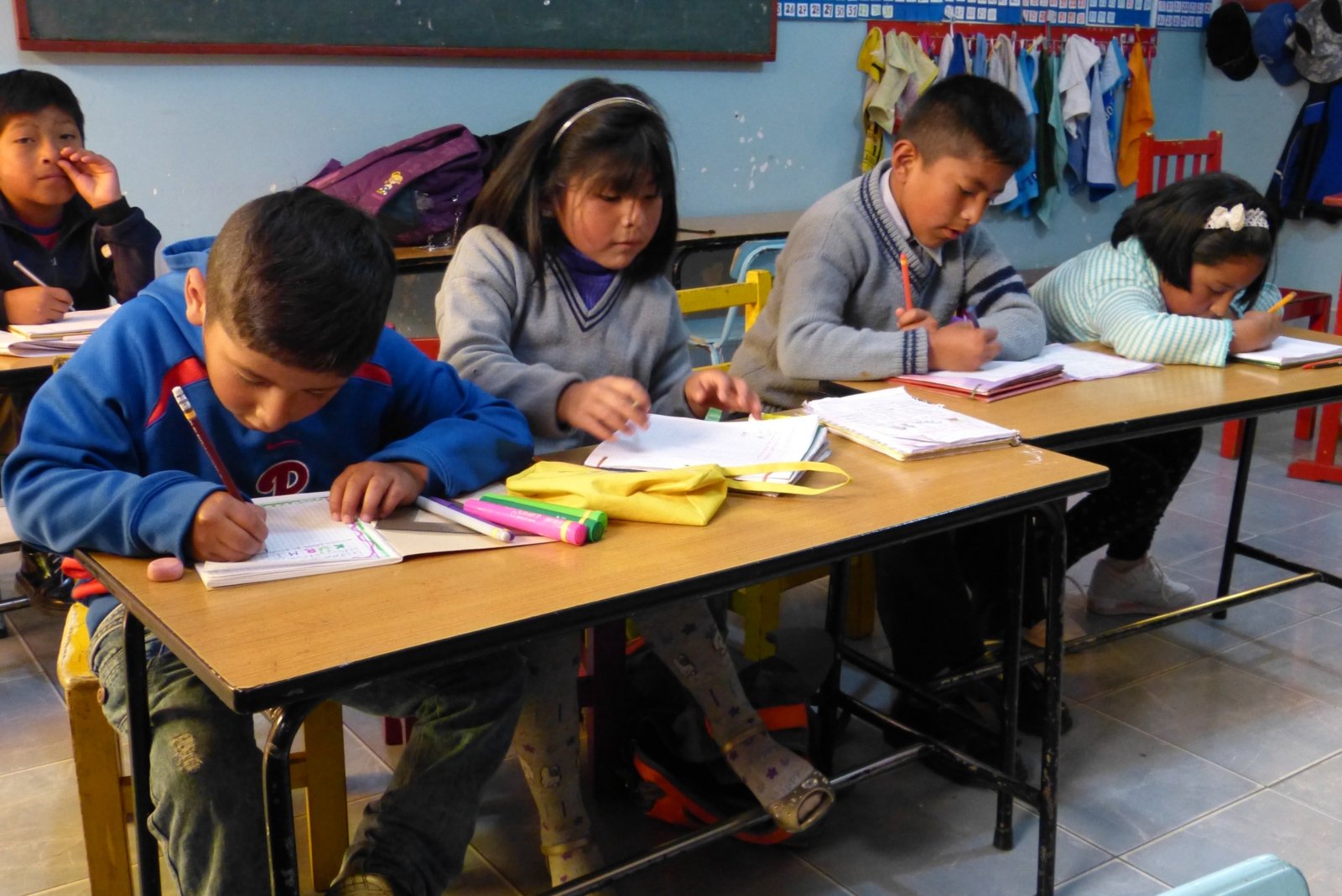 Kinder in der Schule Kürmi in El Alto (c) Wolfgang Clees